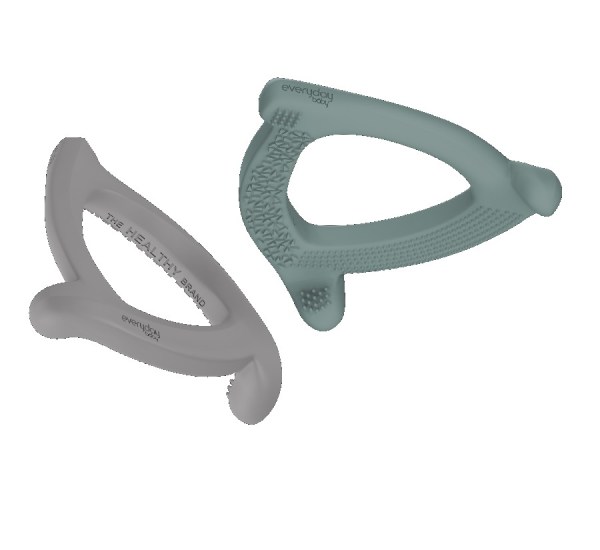 Everyday baby grickalica, 2 komada siva zelena harmony